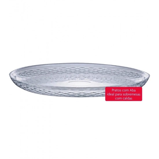 Prato Para Bolo 30cm Ravena De Vidro Home Special